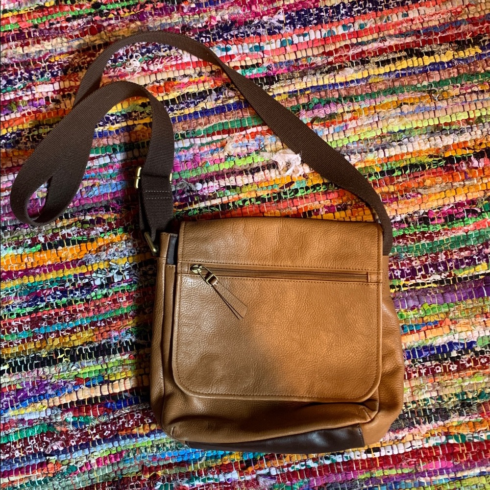 Fossil Brown Leather Bag